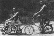 Отец и сын Ухановы, Дмитрий и Игорь Михайлович из пос. Балобаново Калужской области изобрели вело-колясочный тандем еще раньше, чем до этой идеи дошли на Пензенском велозаводе.